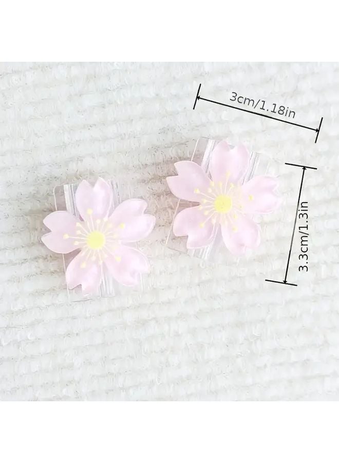 Purple USB Cable Protector Anti Bending Chew Proof Resin Flower Cover - Image 2